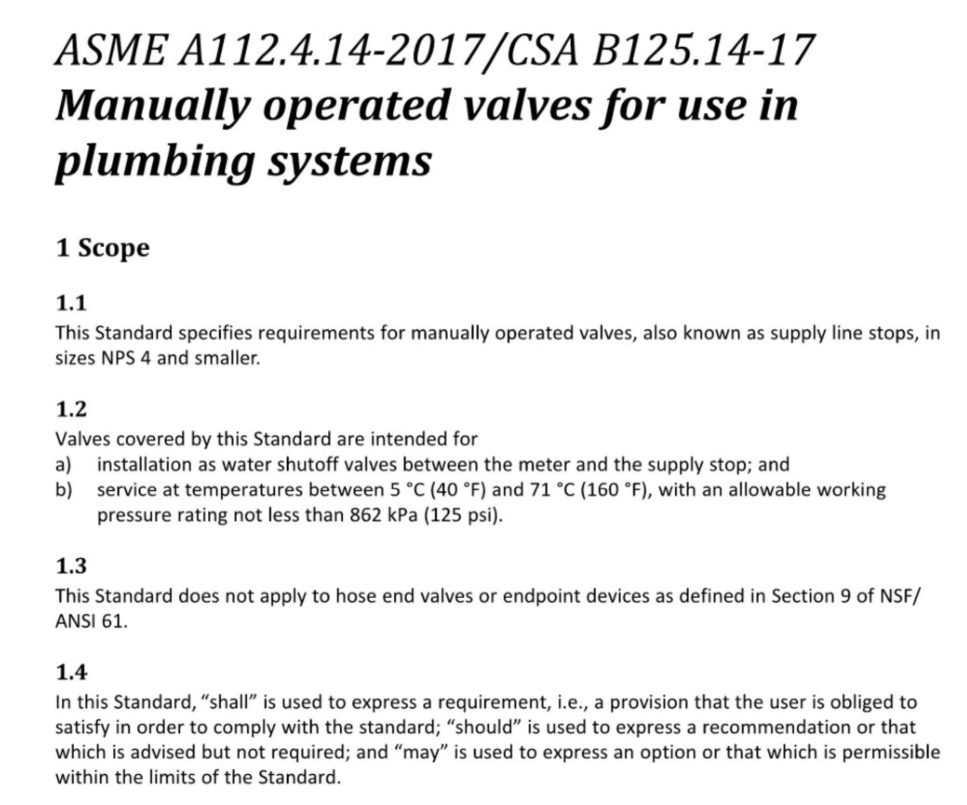 ASME A 112.4.14:2017 pdf free download