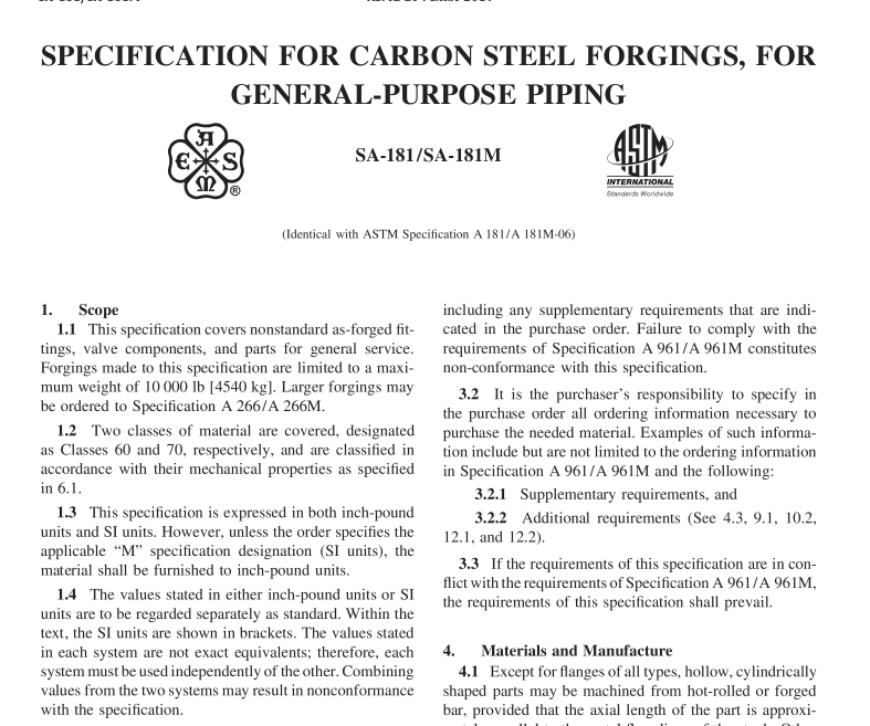 ASME A182:2019 pdf free download