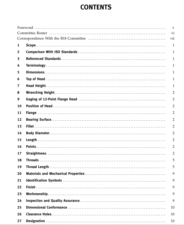 ASME B18.2.5M:2009 pdf free download