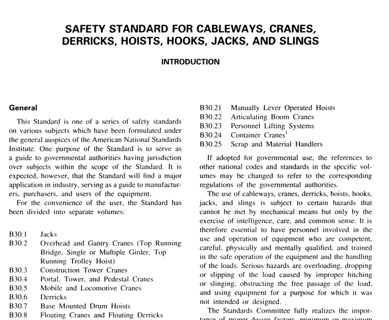 ASME B30.1:1998 pdf free download