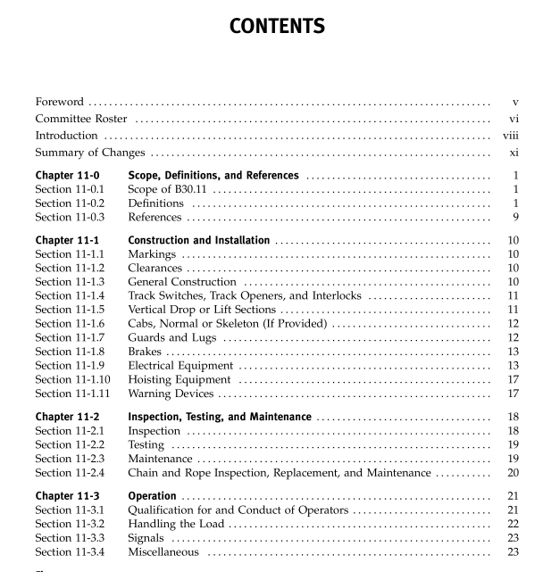 ASME B30.11:2004 pdf free download