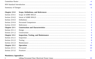 ASME B30.23:2022 pdf free download