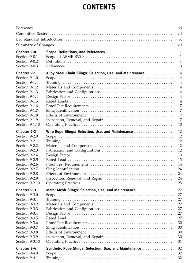 ASME B30.9:2010 pdf free download