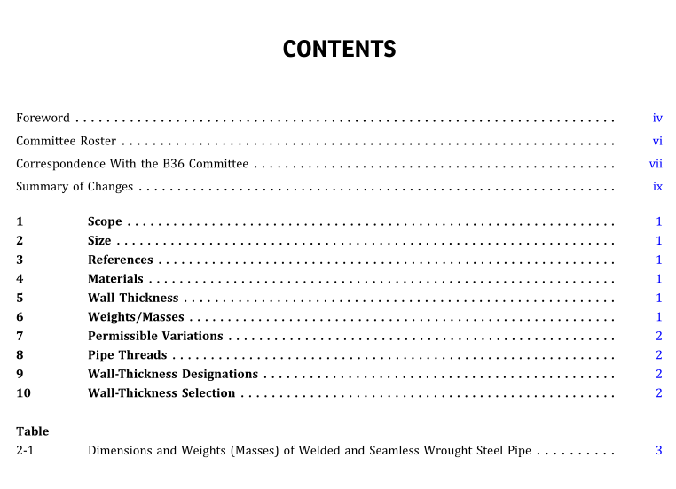 ASME B36.10:2022 pdf free download