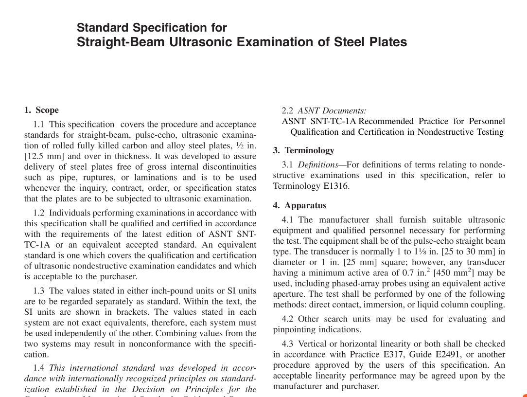 ASME SA-435:2021 pdf free download