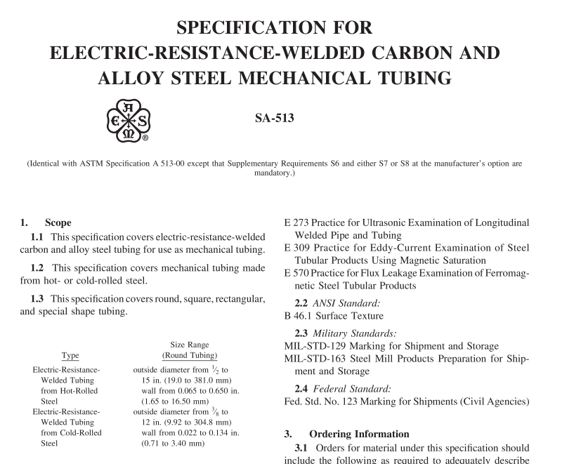 ASME SA-513:2021 pdf free download