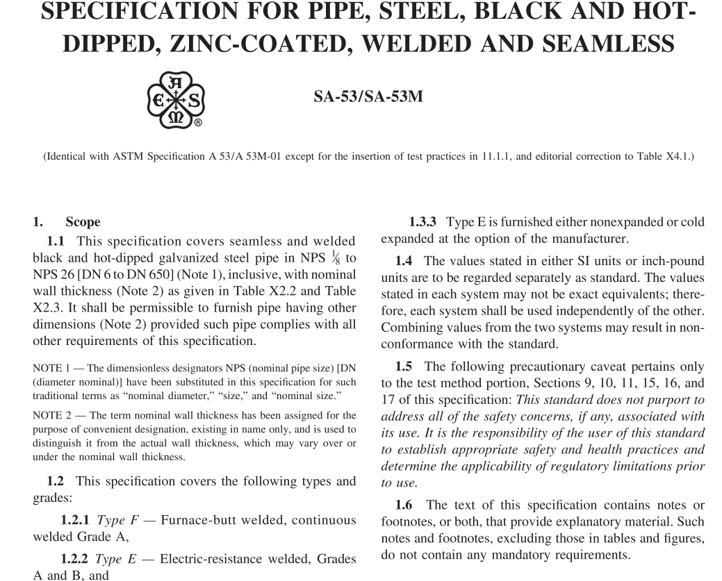 ASME SA53:2013 pdf free download